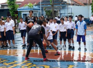 Bank BPD DIY Bima Perkasa, Gelar Coaching Clinic di SMP Budya Wacana