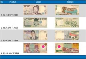 BI Nyatakan Uang Pecahan Tahun 1998/1999 Tidak Berlaku Lagi