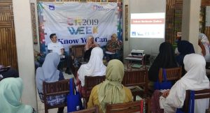AXA Indonesia Gelar Talkshow Perencanaan Usaha UKM di Taman Bacaan Mata Aksara Sleman