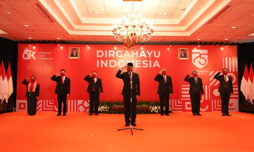 OJK Gelar Upacara HUT Kemerdekaan RI ke-75 secara Virtual