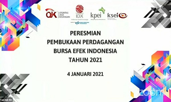 Peresmian Pembukaan Perdagangan BEI Tahun 2021