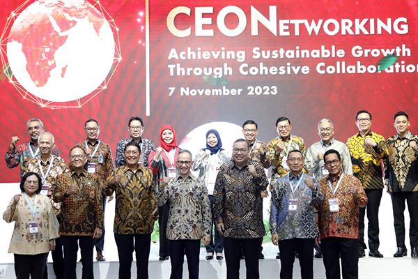 CEO Networking 2023 dengan tema “Achieving Sustainable Growth through Cohesive Collaboration" di Jakarta