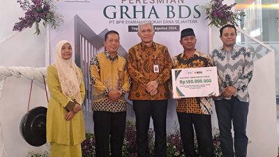 BPR Syariah BDS Resmikan Gedung Baru GRHA BDS Sekaligus Launching Produk Cash Waqf Linked Deposit (CWLD)