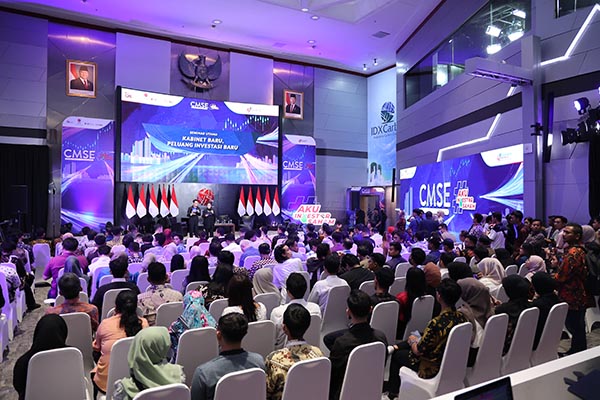 Capital Market Summit & Expo (CMSE) 2024 yang diselenggarakan oleh PT Bursa Efek Indonesia (BEI) bersama Self-Regulatory Organization (SRO) dan didukung oleh Otoritas Jasa Keuangan (OJK)
