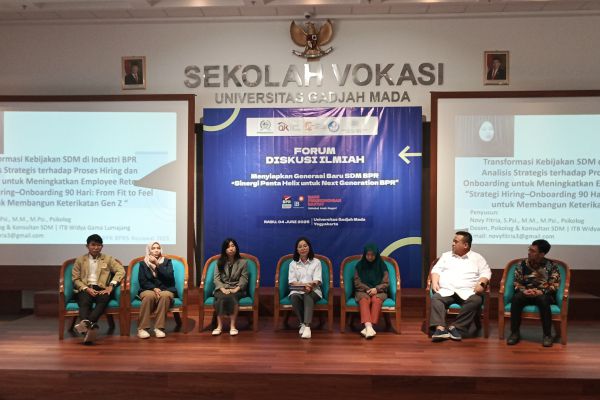 UGM dan Perbarindo Siapkan SDM BPR Unggul Lewat Forum Pentahelix